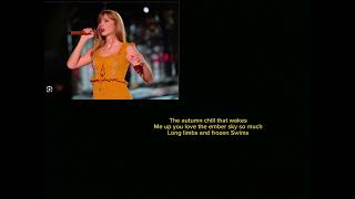 Marjorie lyrics by Taylor swift [upl. by Krasner]