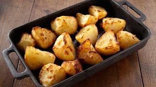 Beef Infused Roast Potatoes  One Pot Chef [upl. by Kcirdnekel]