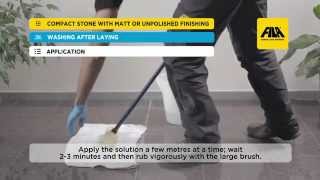 How to clean porphyry and protect it from water and stains  DIY application [upl. by Thorlay]