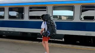 Ljubljana Train Station Viewing the passenger trains of Slovenia europetra slovenia railfanning [upl. by Drofub]