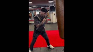 Ryan Garcia harassed in the gym by a woman shorts gym shorts like share subscribe [upl. by Fitzger]