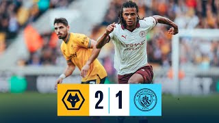 Late defeat in sevengoal thriller Wolves 34 Manchester United  Extended highlights [upl. by Dde]