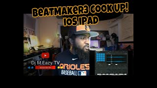 Making a Beat on iOS BeatMaker 3 iPad [upl. by Leal250]