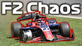 F2 Chaos  Huge Sprint Crash  Flying Tyres  Bearman Stalls Twice  F2 Imola Reactions [upl. by Tevis]