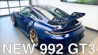 TEASER of the upcoming video on this New 2022 Gentian Blue Porsche 911 GT3 [upl. by Thorsten]