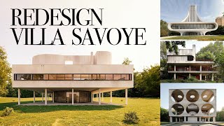 REDESIGN ARCHITECTURE PART 2  VILLA SAVOYE [upl. by Jobi]