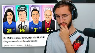 Os Melhores NARRADORES do BRASIL [upl. by Nnaytsirk]