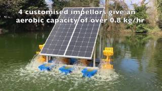 Solar Powered Paddlewheel  UK Based [upl. by Gnuhn]