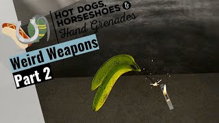 Testing Weird Guns Part 2  Hot Dogs Horseshoes amp Hand Grenades [upl. by Ytsirt]