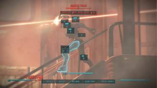 Fallout 4 Assaultron Laser Shot Slow Motion [upl. by Ttemme362]