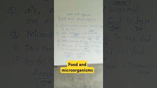 food and microorganisms class 5th science [upl. by Nemlaz]