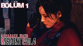 ADA WONG GERİ DÖNDÜ RESIDENT EVIL 4 REMAKE SEPERATE WAYS TÜRKÇE BÖLÜM 1 PS5 [upl. by Eirellav573]