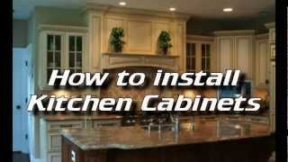 How To Install Kitchen Cabinets  Installing Kitchen Cabinets  Install Kitchen Cabinets [upl. by Kendry]