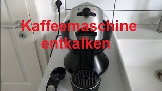 Dolce Gusto entkalken Kaffeemaschine entkalken reinigen sauber machen Kaffeeautomat entkalken [upl. by Ardnaxela]