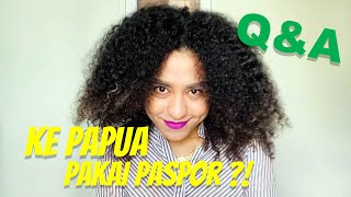 KE PAPUA PAKAI PASPOR  QampA ABSURD [upl. by Wilton]