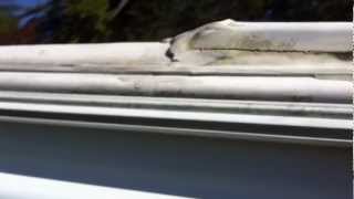 Replacing the awning fabric on an AampE model 8500 RV awning Part 1 By Howto Bob [upl. by Eneja691]