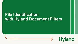 Document Filters Demo  File Identification [upl. by Leilamag736]