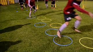 Soccer Coordination Warm Up and SAQ Trainingby Denny Krcmarek [upl. by Ynnel983]