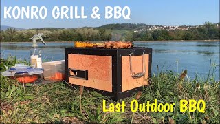 GRILLINGBBQ on JAPANESE KONRO GRILL amp BINCHOTAN CHARCOAL  Hibachi  Last Picnic amp BBQ Outdoor [upl. by Alesig]