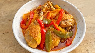 Poulet basquaise  Recette française traditionnelle [upl. by Simara]