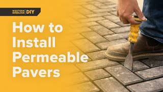 How to Install Permeable Pavers [upl. by Fayola]