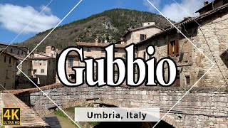 Gubbio  A Beautiful Medieval Town in Umbria Italy [upl. by Bowler]