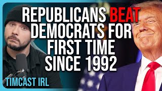 Republicans BEAT Democrats For First Time Since 1992 Trump Predicted To WIN [upl. by Suzan342]