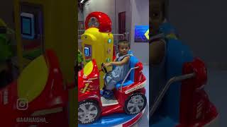 Anaisha enjoying ride in inorbit mall hyderabad [upl. by Eimrej571]