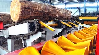 Plywood Machinery  Veneer Rotary Line [upl. by Ayadahs]