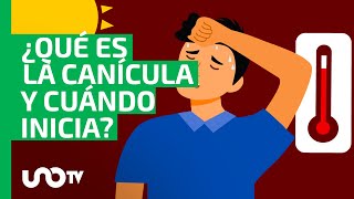 ¿Qué es y cuándo inicia la canícula 2023 en México [upl. by Busiek248]