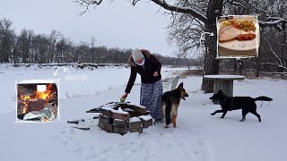 a weekend Hutterite style  winter fires amp good companyvlog 186 [upl. by Schroer]