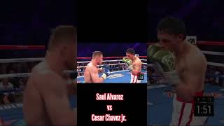 Alvarez meraih sabuk WBC dari Cesar Chavez [upl. by Nerrawed]