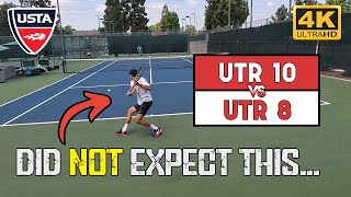 UTR 8 STEPS UP Against UTR 10 UTR 10 Vs UTR 8  HD Highlights  4K 50FPS [upl. by Dorraj]