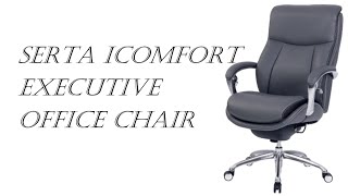 UNBOXING Serta iComfort Executive Office Chair [upl. by Udale]