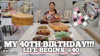 My 40th Birthday Celebration 🥳  Pantry and Ref Update  Homemaking  Lorelin Sia [upl. by Aholla]