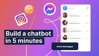 How to create a bot Chatbot online builder for website  Facebook  Instagram automation [upl. by Akeihsal]