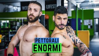 PETTORALI ENORMI IN 10 MINUTI  ALLENAMENTO A CORPO LIBERO [upl. by Betti157]