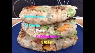 LOW CARB THUNFISCH BURGER  Rezept amp Nährwerte [upl. by Marylou218]