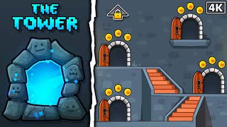 4K quotThe Towerquot  ALL LEVELS  ALL COINS  Geometry Dash 22 [upl. by Stella491]