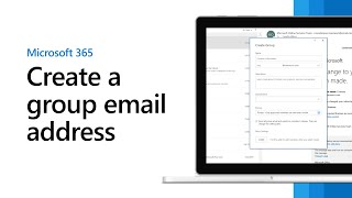 How to create a group email address for your business in Microsoft 365 [upl. by Lehcem]