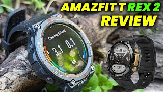 Amazfit T Rex 2 review 2024 Best Rugged Smartwatch Rugged Accurate and LongLasting [upl. by Sean]