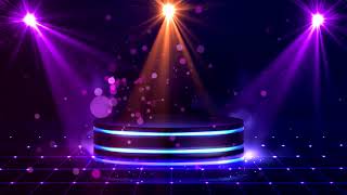 Modern Design Stage Spotlights Effect Background Video II free animated party lights background [upl. by Derick]