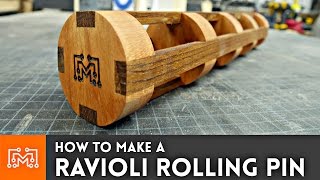 How to Make a Ravioli Rolling Pin  Woodworking  I Like To Make Stuff [upl. by Estus]