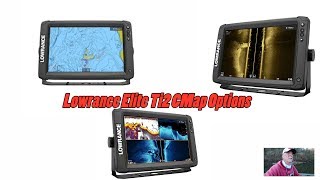 Lowrance Elite Ti2 CMAP mapping options that are built in and available featuring Brad Wiegmann [upl. by Curley]