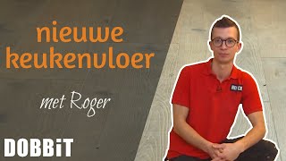 Een nieuwe keukenvloer plaatsen met Roger [upl. by Turnheim277]