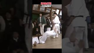 Karate kyokushin kombi🥊 martialarts combo karate kyokushin [upl. by Tonya]