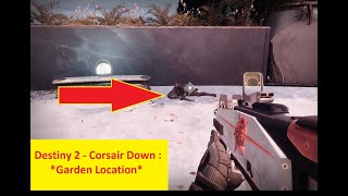 Destiny 2 Corsair Down Garden Location [upl. by Lukasz]