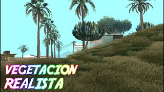 TUTORIAL como instalar mod de VEGETACION REALISTA para Gta San Andreas [upl. by Refeinnej619]