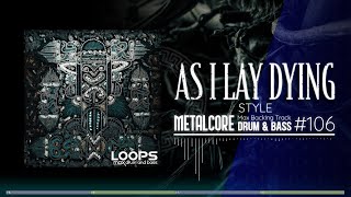 Metalcore Backing Track  Drum And Bass  As I Lay Dying Style  175 bpm Jam in D Minor [upl. by Anuhsal3]