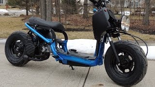 Custom Honda Ruckus ProjectTimelapse video [upl. by Asoral]